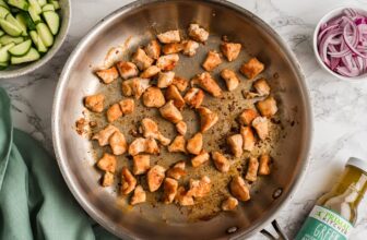 Greek Chicken Bites – 10 Minute Meal